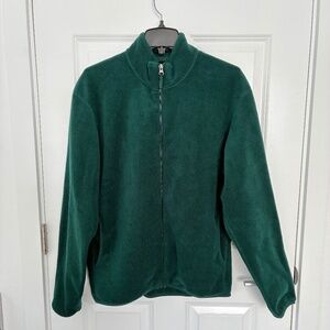 Uniqlo Green Fleece Jacket Size M